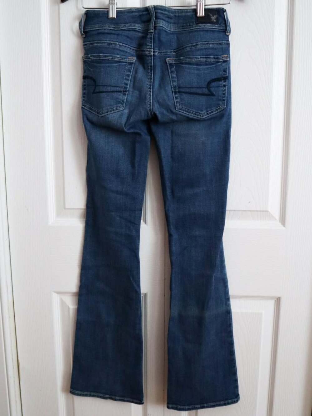 American Eagle Y2K Kick Butt Super Stretch Low Rise Boot Cut Jeans 28" Waist - Picture 5 of 9